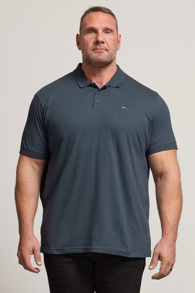 BadRhino 5 Pack Green & Blue Jersey Polo Shirts