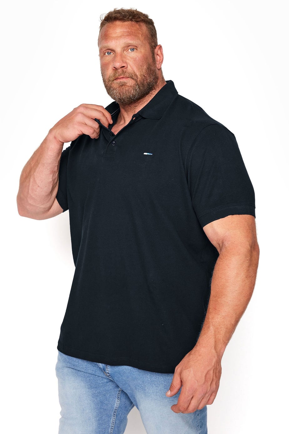 BadRhino Navy Blue Core Polo Shirt