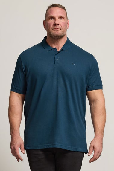 BadRhino 5 Pack Navy Blue & Light Blue Polo Shirts