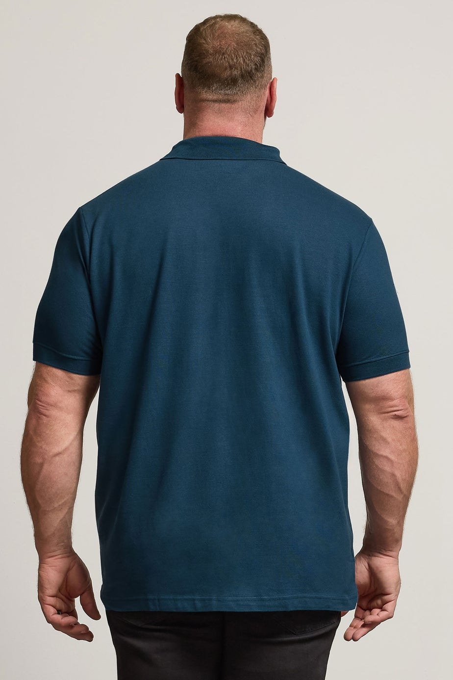 BadRhino 5 Pack Navy Blue & Light Blue Polo Shirts