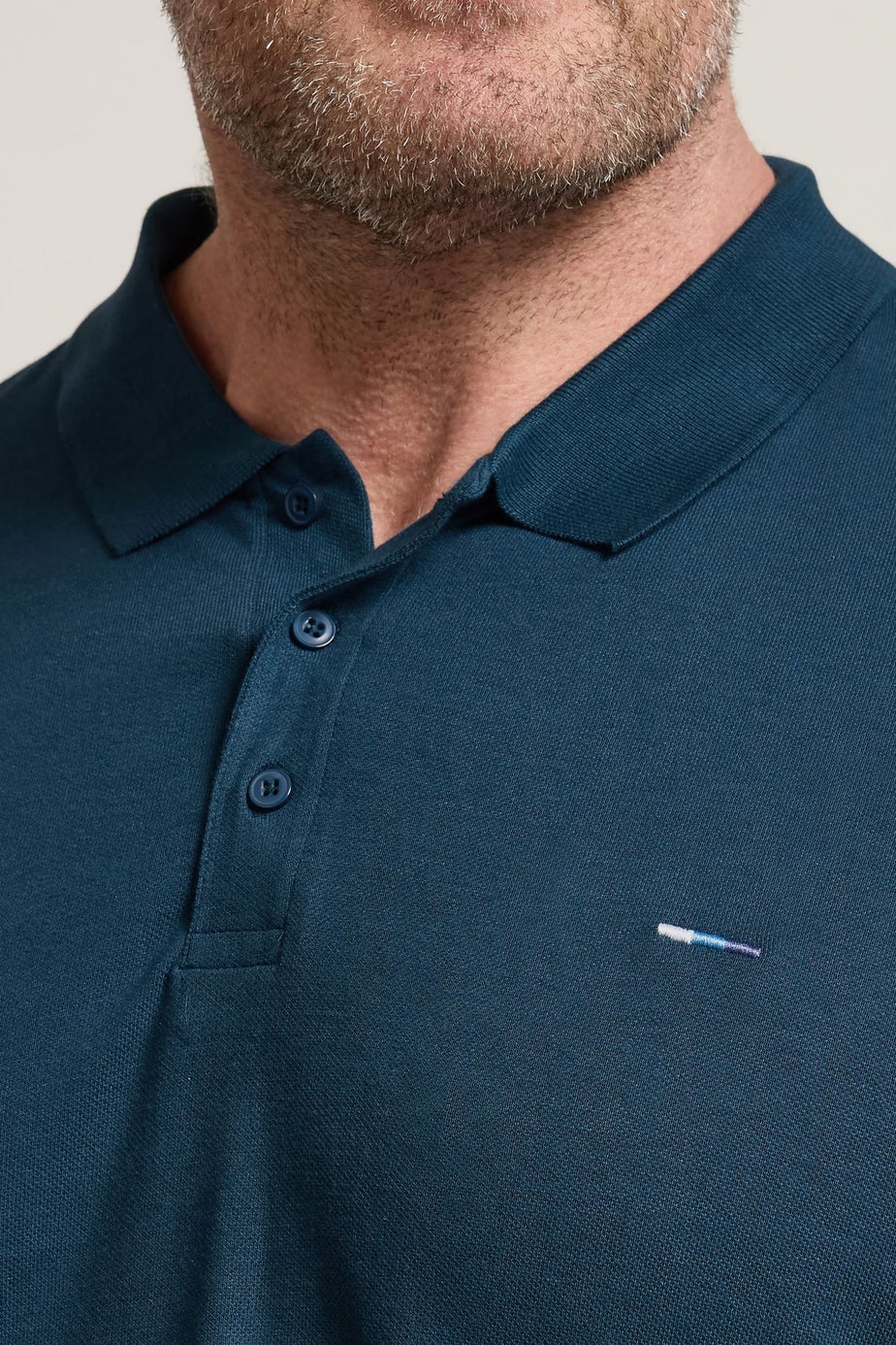 BadRhino 5 Pack Navy Blue & Light Blue Polo Shirts