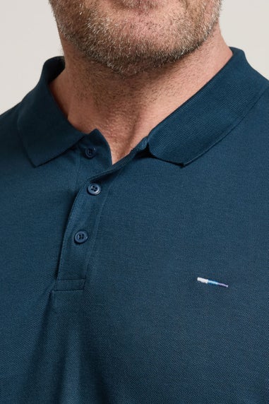 BadRhino 5 Pack Navy Blue & Light Blue Polo Shirts