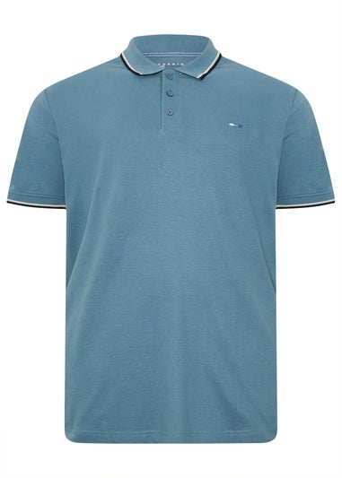 BadRhino Blue Tipped Polo Shirt