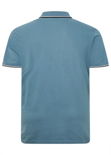 BadRhino Blue Tipped Polo Shirt