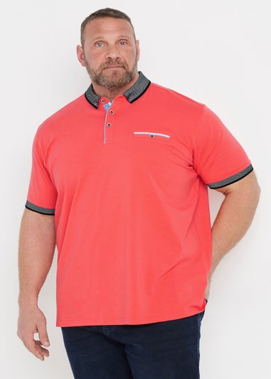 BadRhino Orange Chambray Polo Shirt