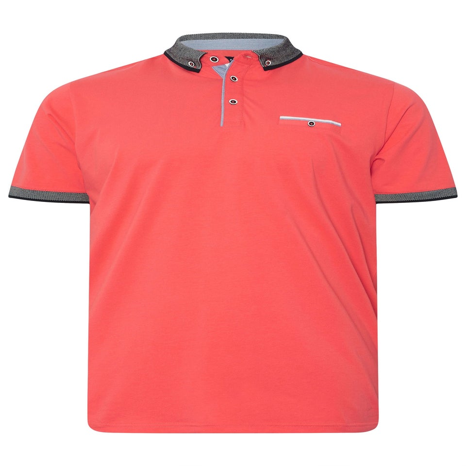 BadRhino Orange Chambray Polo Shirt