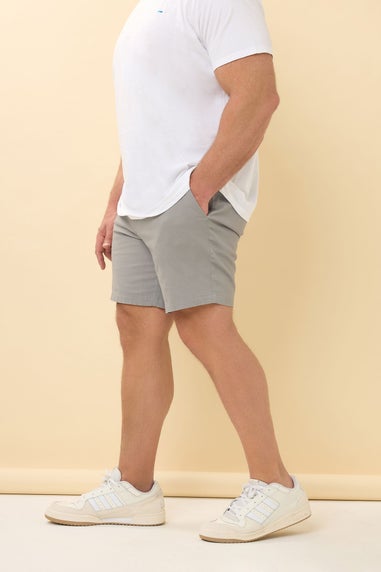 BadRhino Big &Tall Grey Stretch Chino Shorts