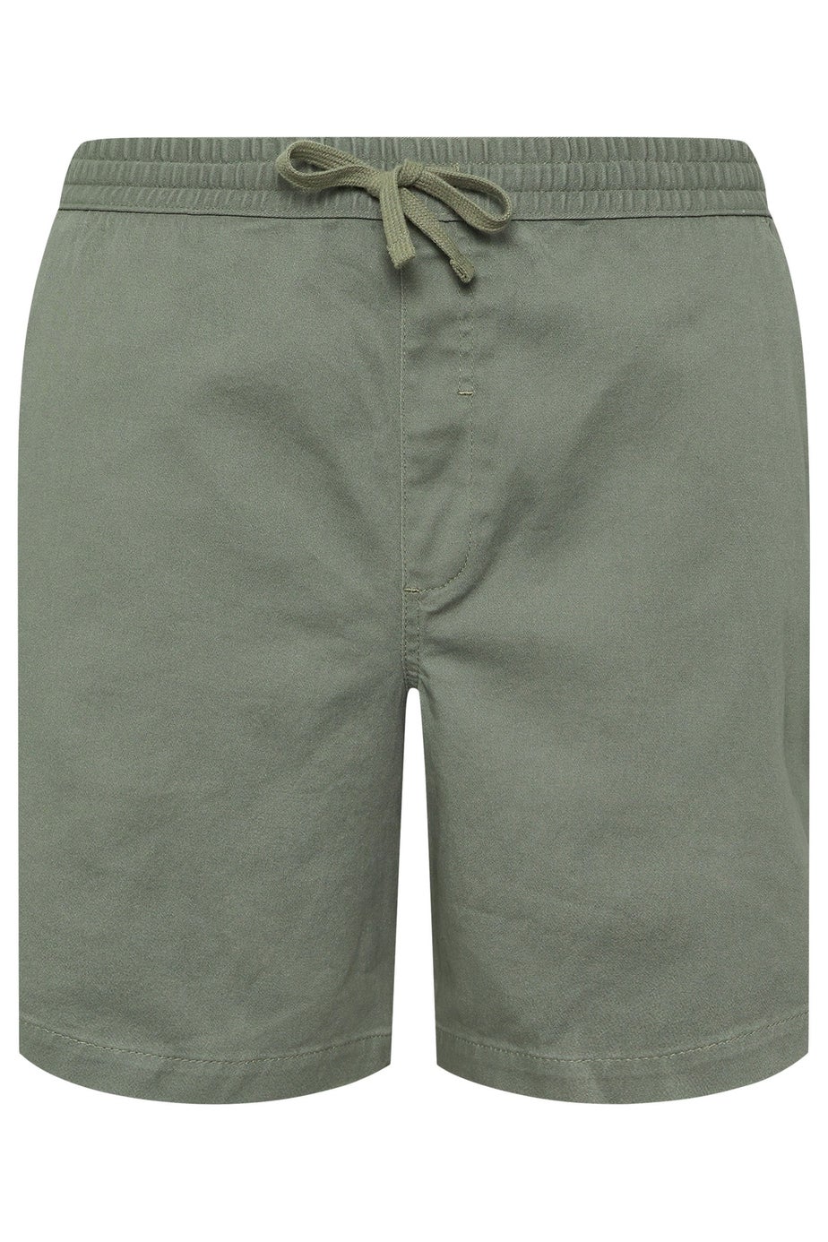BadRhino Sage Green Stretch Elasticated Waist Chino Shorts