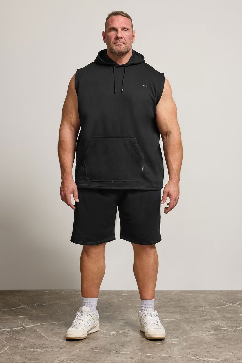 BadRhino Black Essential Jogger Shorts