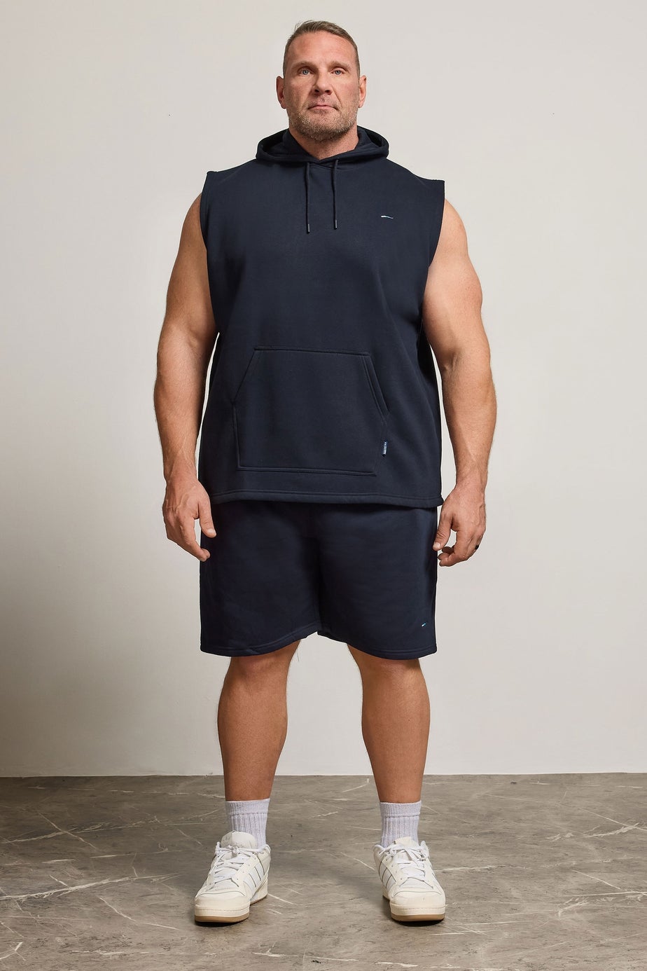BadRhino Navy Blue Essential Jogger Shorts