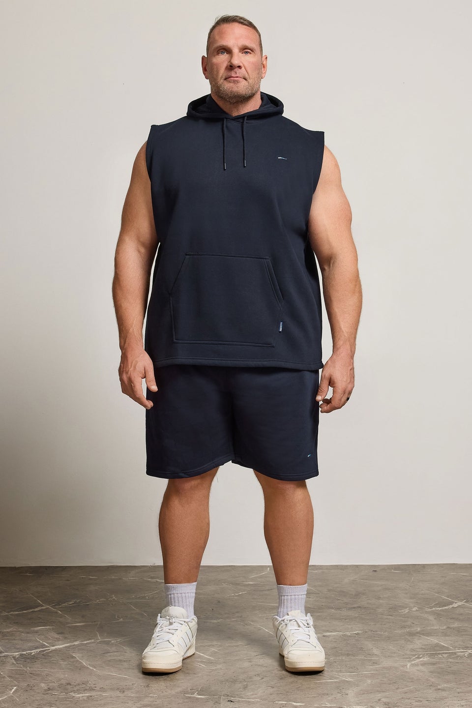 BadRhino Navy Blue Essential Jogger Shorts