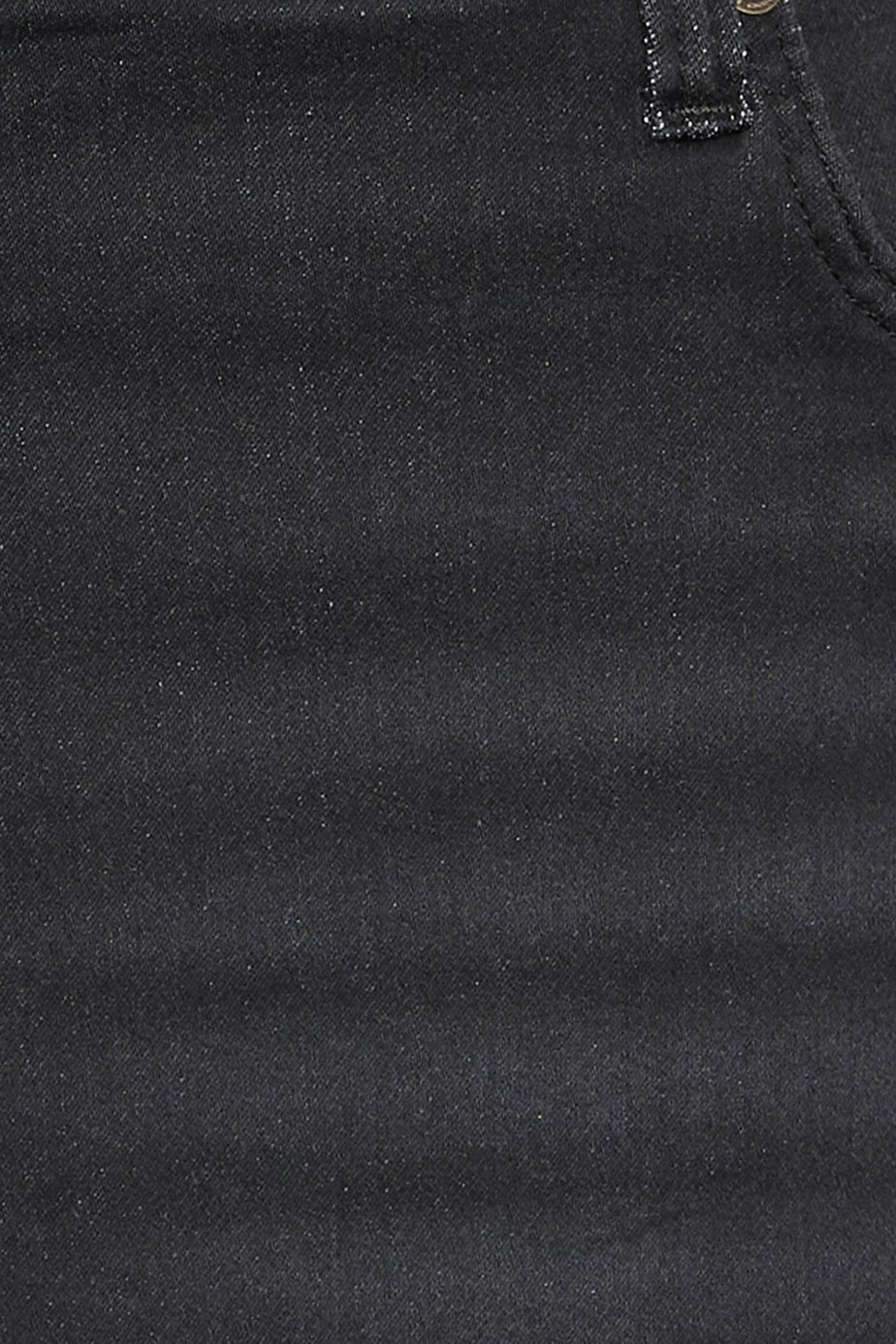 BadRhino Big & Tall Black Knitted Denim Shorts