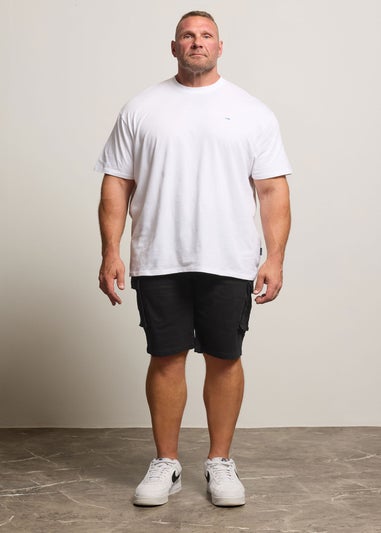 BadRhino Big & Tall Black Stretch Cargo Shorts