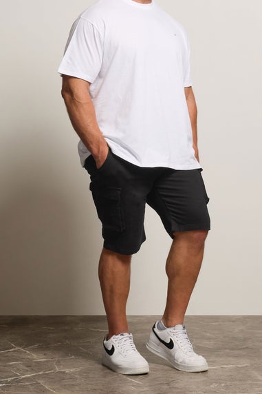 BadRhino Black Stretch Cargo Shorts