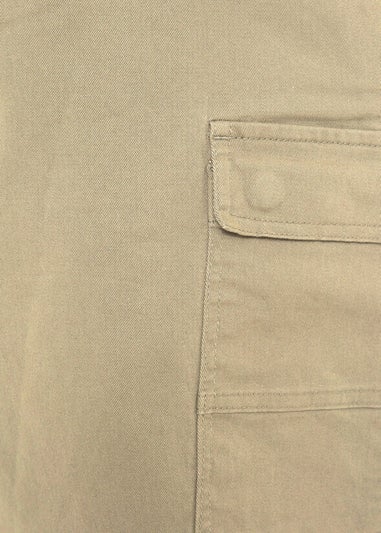 BadRhino Big & Tall Stone Brown Stretch Cargo Shorts