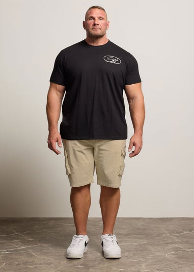 BadRhino Big & Tall Stone Brown Stretch Cargo Shorts