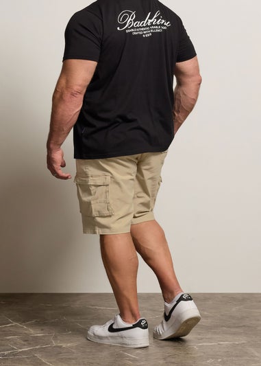 BadRhino Big & Tall Stone Brown Stretch Cargo Shorts