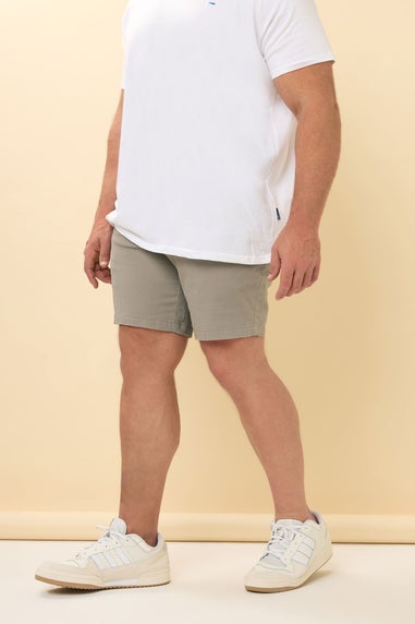 BadRhino Big & Tall Beige Brown Stretch Chino Shorts