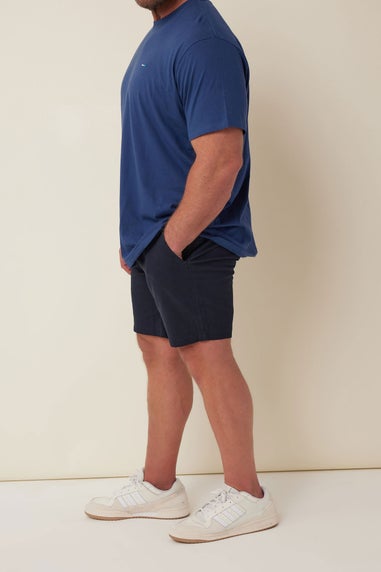 BadRhino Big & Tall Navy Blue Stretch Chino Shorts
