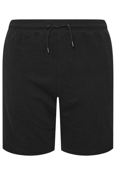 BadRhino Black Ribbed Shorts