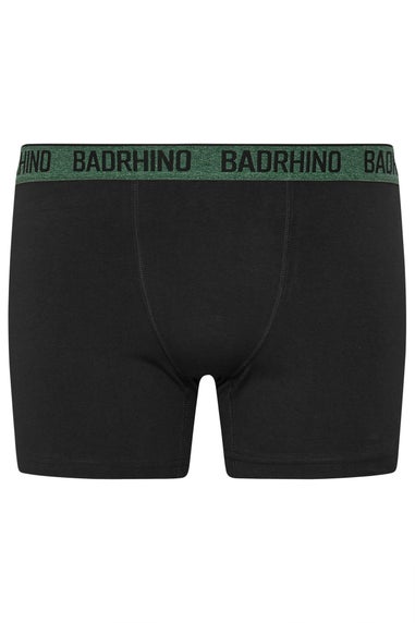 BadRhino 5 Pack Black Marl Waistband Boxers