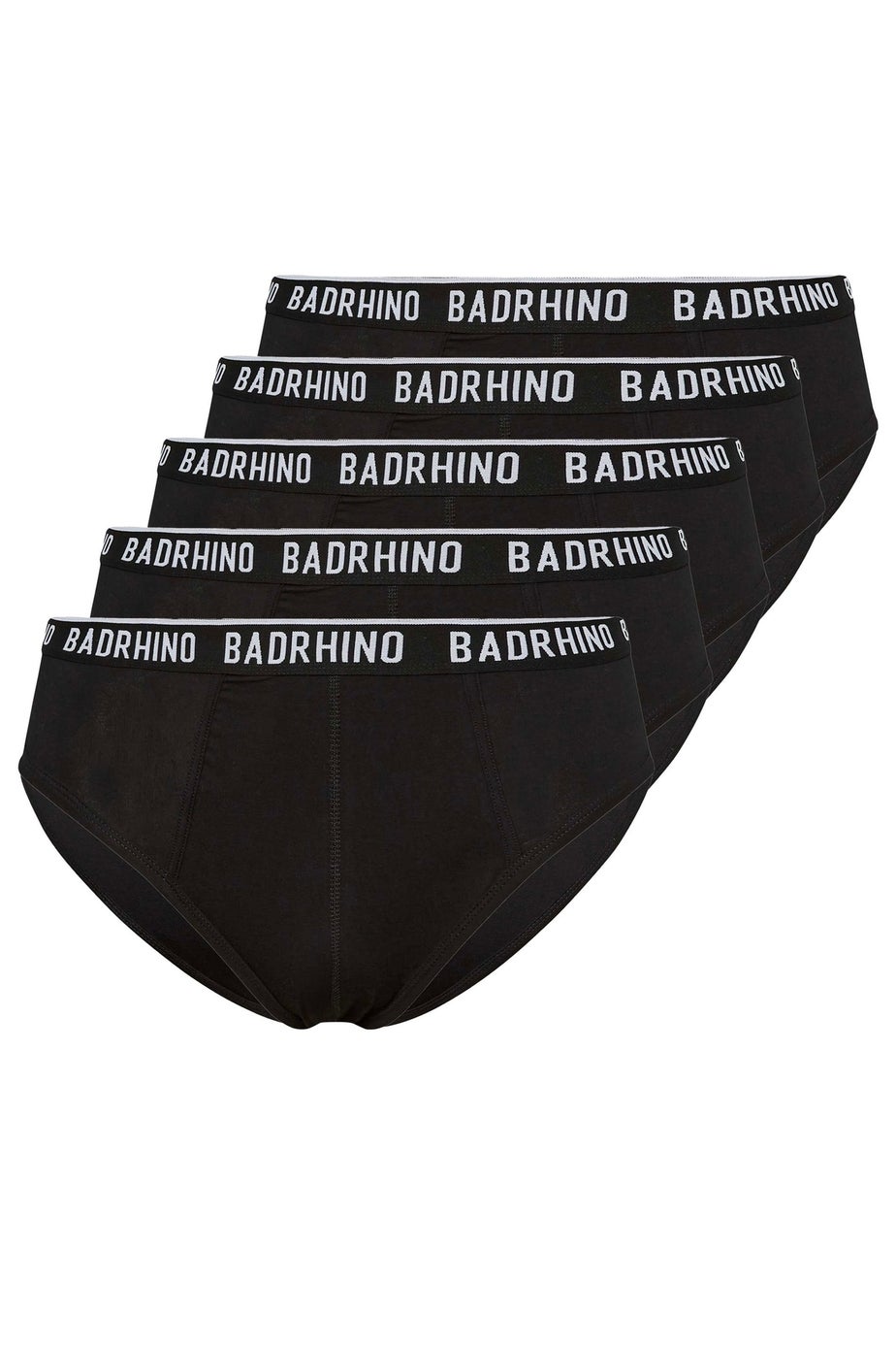 BadRhino 5 Pack Black Briefs