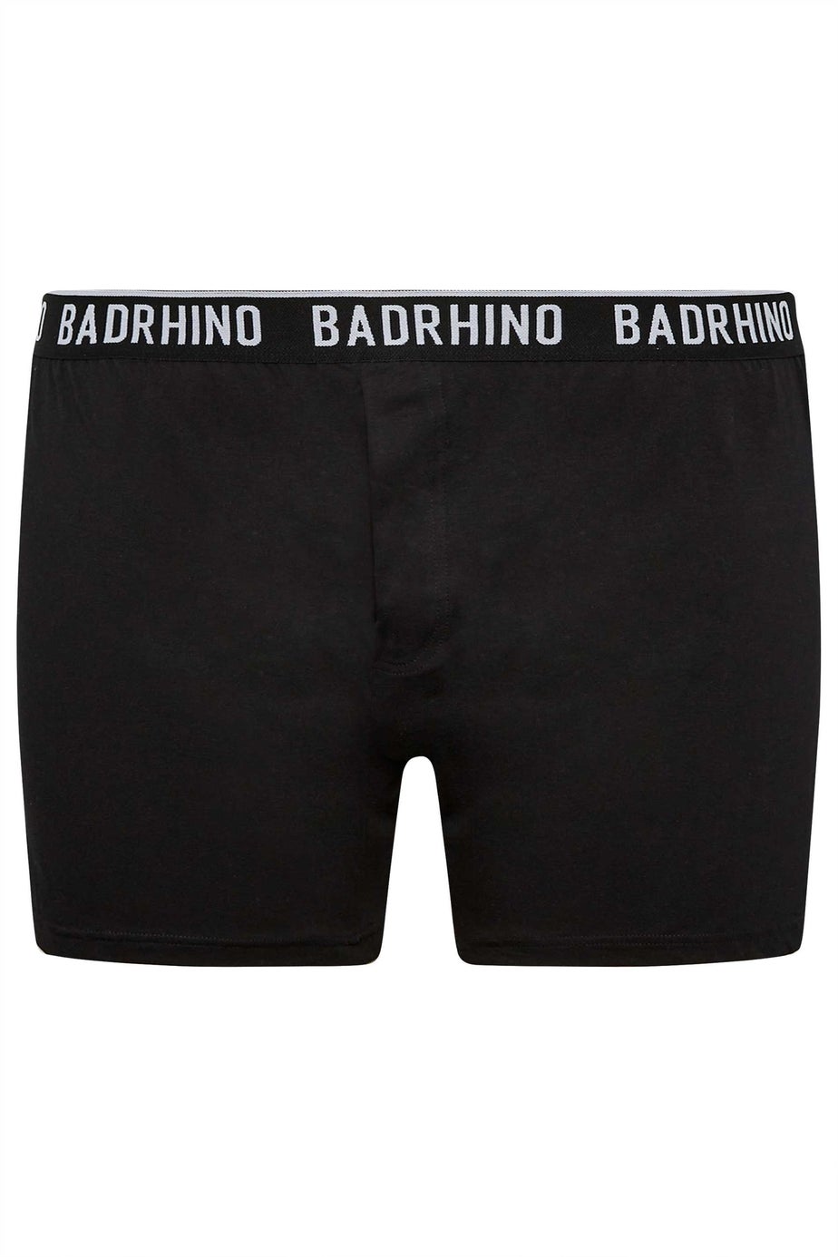 BadRhino 5 Pack Black & Grey Button Up Loose Fit Boxers