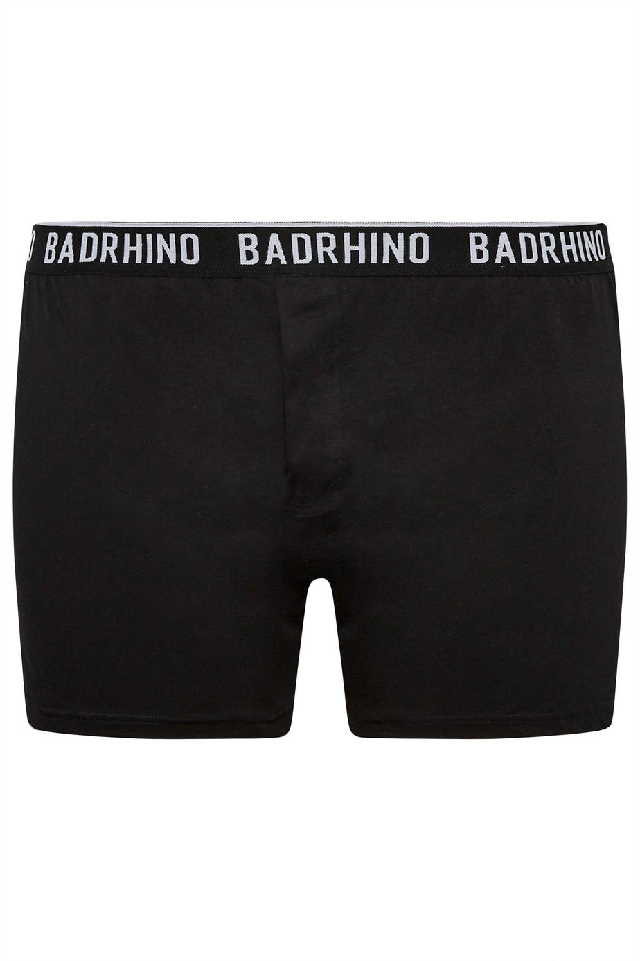 BadRhino 5 Pack Black & Grey Button Up Loose Fit Boxers