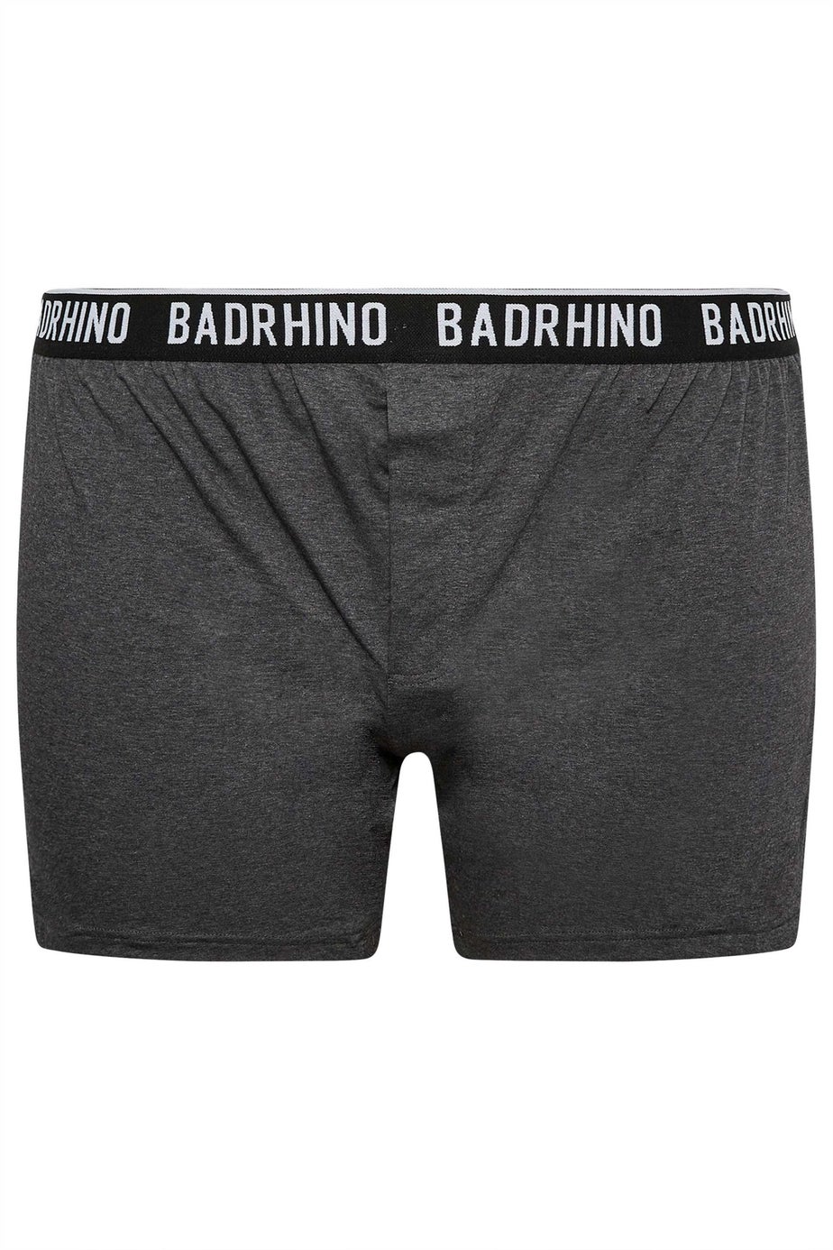 BadRhino 5 Pack Black & Grey Button Up Loose Fit Boxers