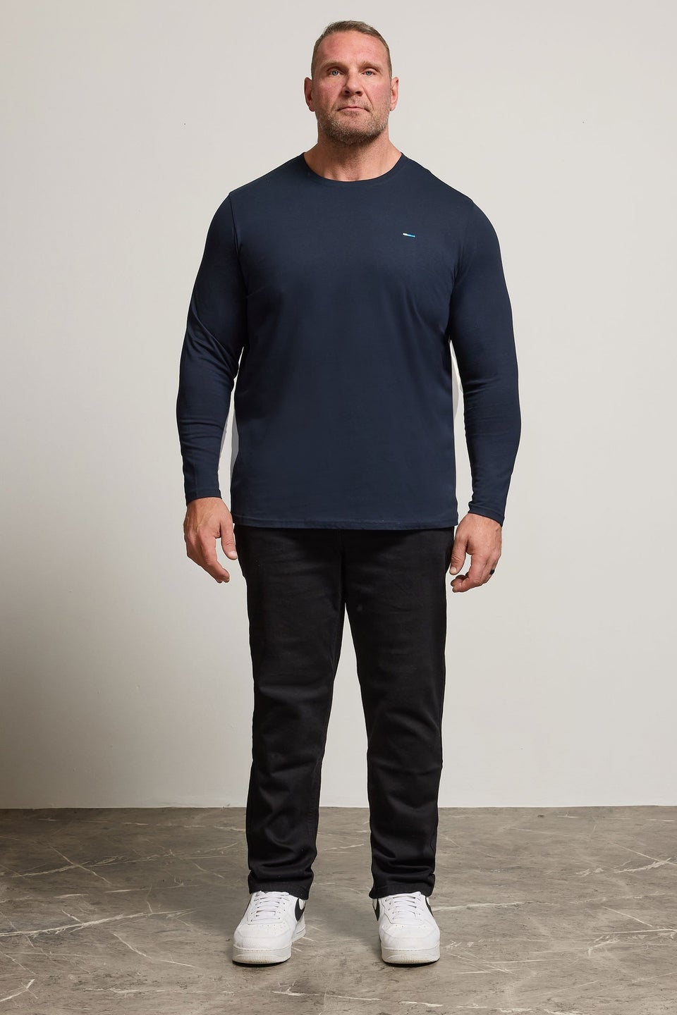 BadRhino Black Straight Leg Stretch Jeans