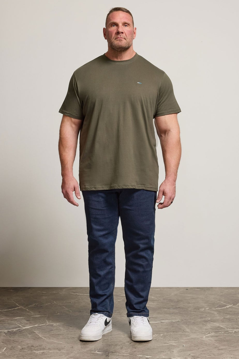 BadRhino Indigo Blue Straight Leg Stretch Jeans