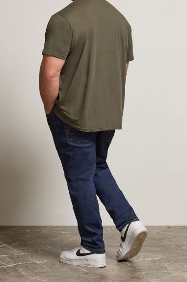 BadRhino Indigo Blue Straight Leg Stretch Jeans