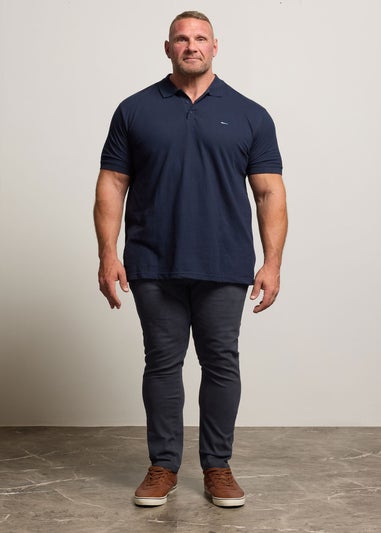 BadRhino Big & Tall Navy Blue Stretch Chinos