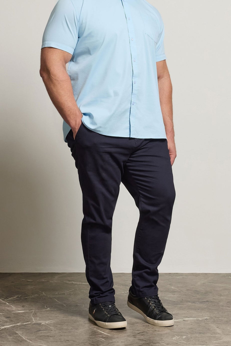 BadRhino Navy Blue Stretch Chinos