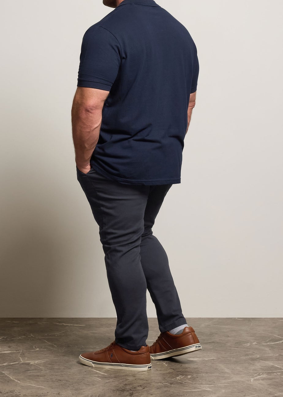 BadRhino Big & Tall Navy Blue Stretch Chinos