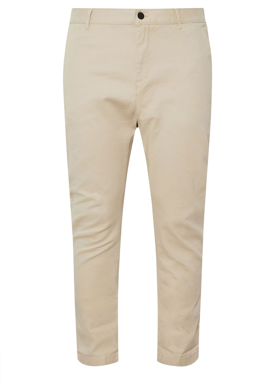 BadRhino Big & Tall Beige Brown Stretch Chinos