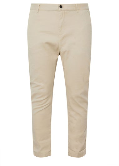 BadRhino Big & Tall Beige Brown Stretch Chinos