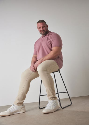 BadRhino Big & Tall Beige Brown Stretch Chinos