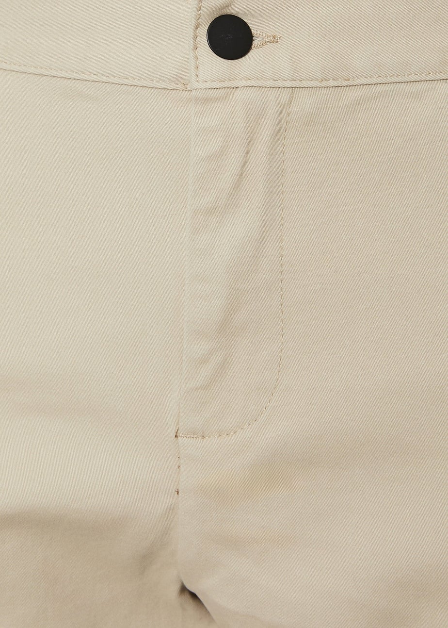 BadRhino Big & Tall Beige Brown Stretch Chinos