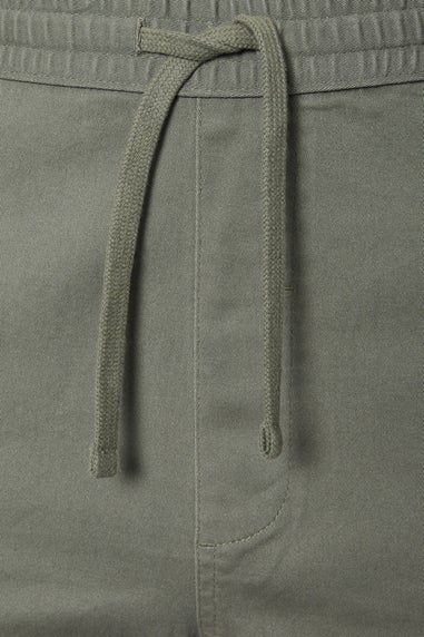 BadRhino Big & Tall Sage Green Elasticated Waist Chinos
