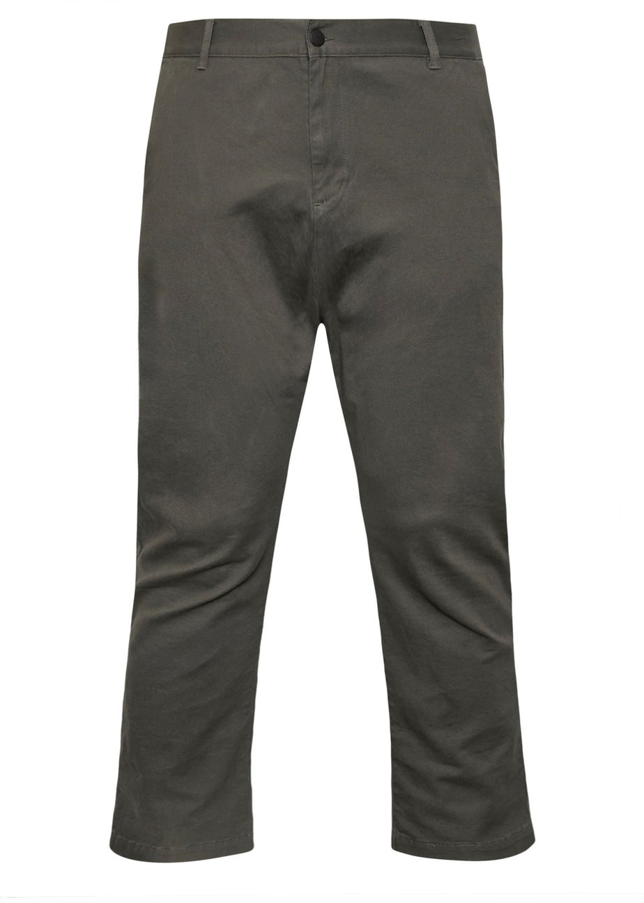 BadRhino Big & Tall Slate Grey Chino Trousers