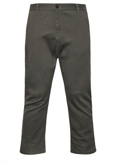 BadRhino Big & Tall Slate Grey Chino Trousers