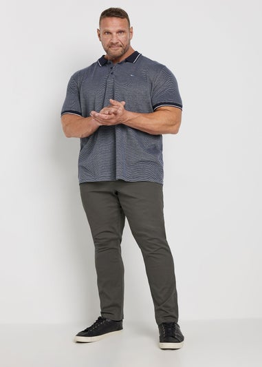 BadRhino Big & Tall Slate Grey Chino Trousers