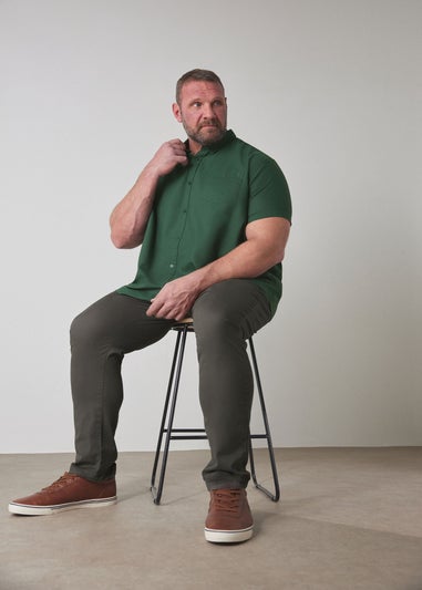 BadRhino Big & Tall Slate Grey Chino Trousers