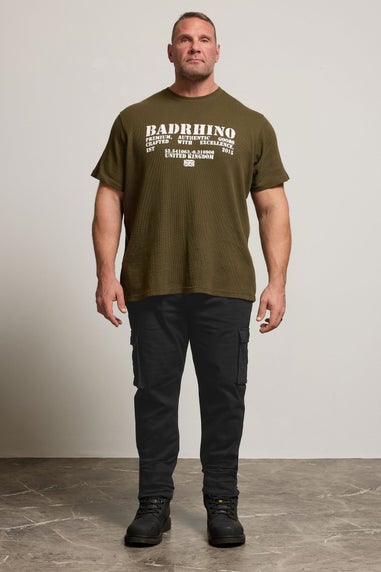 BadRhino Black Stretch Cargo Trousers