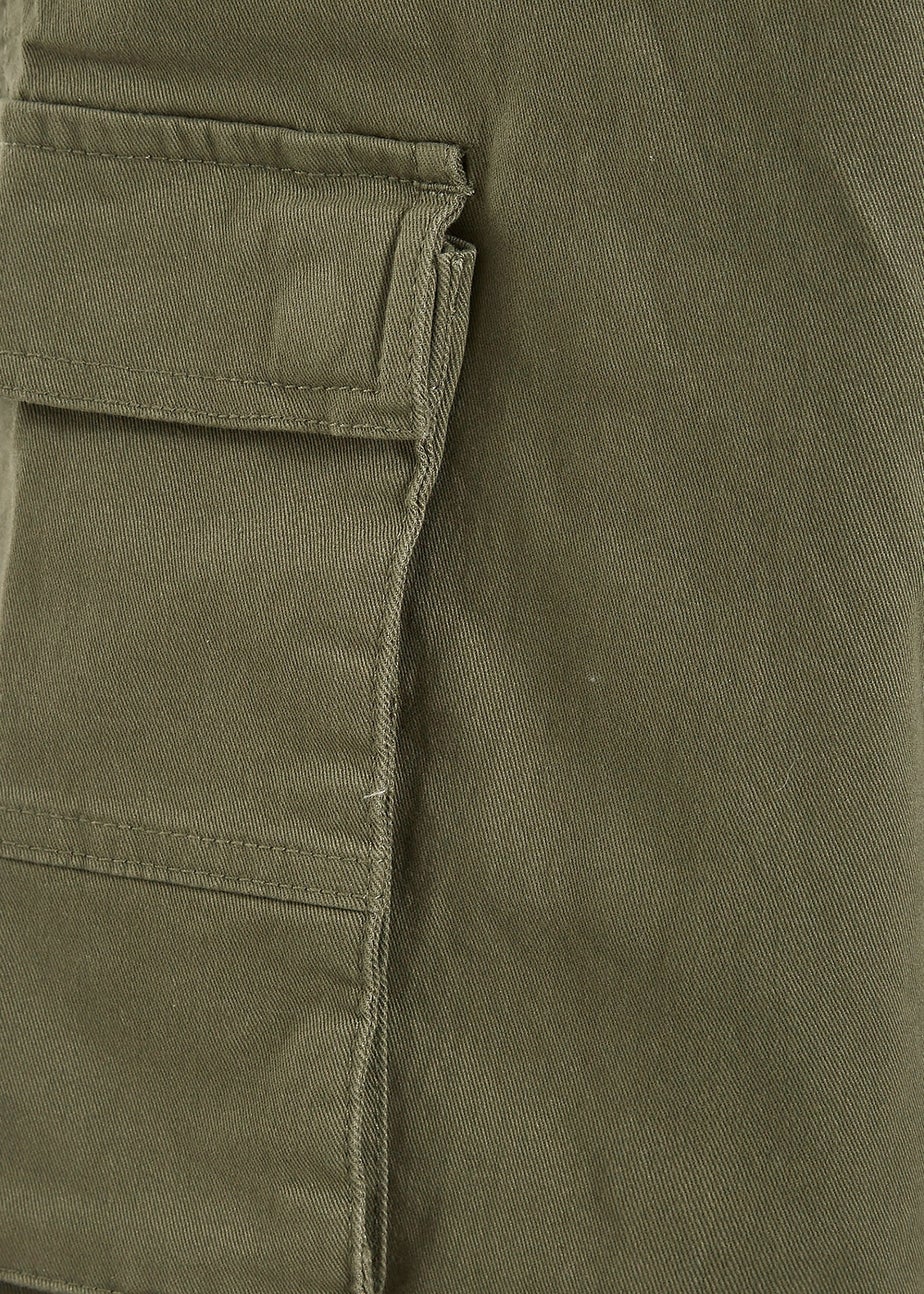 BadRhino Big & Tall Khaki Green Stretch Cargo Trousers