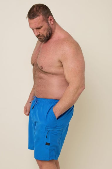 BadRhino Blue Cargo Swim Shorts