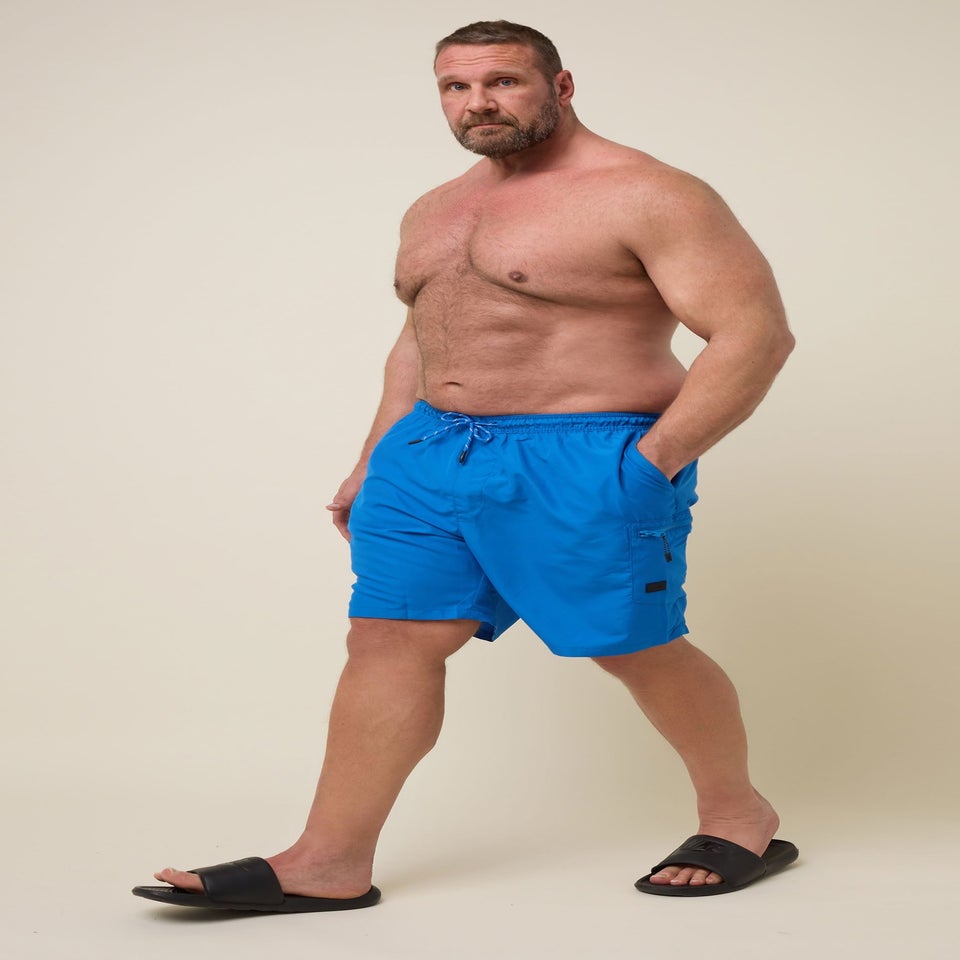 BadRhino Blue Cargo Swim Shorts