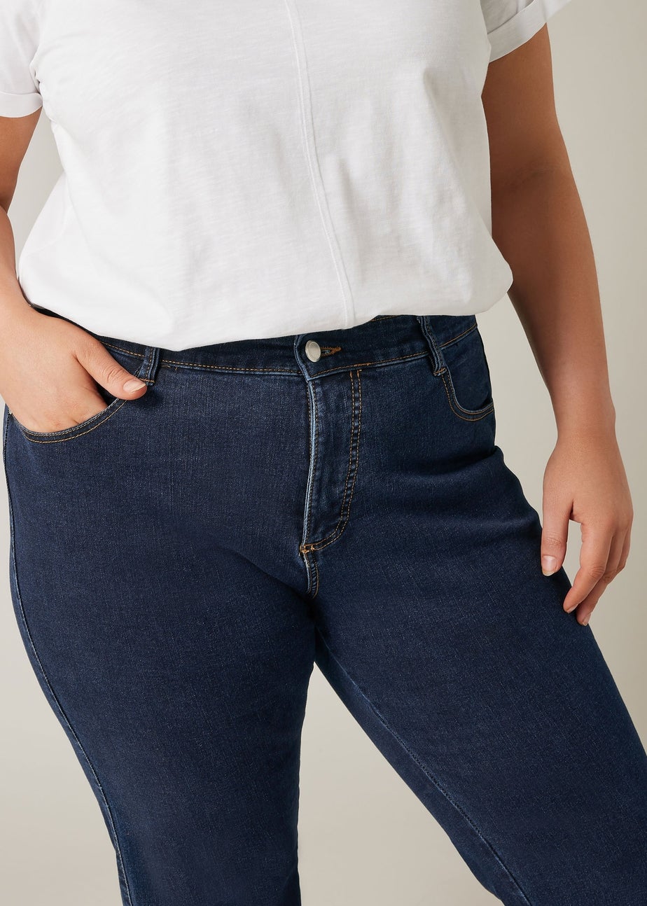 Evans Curve Indigo Blue Straight Leg Jean