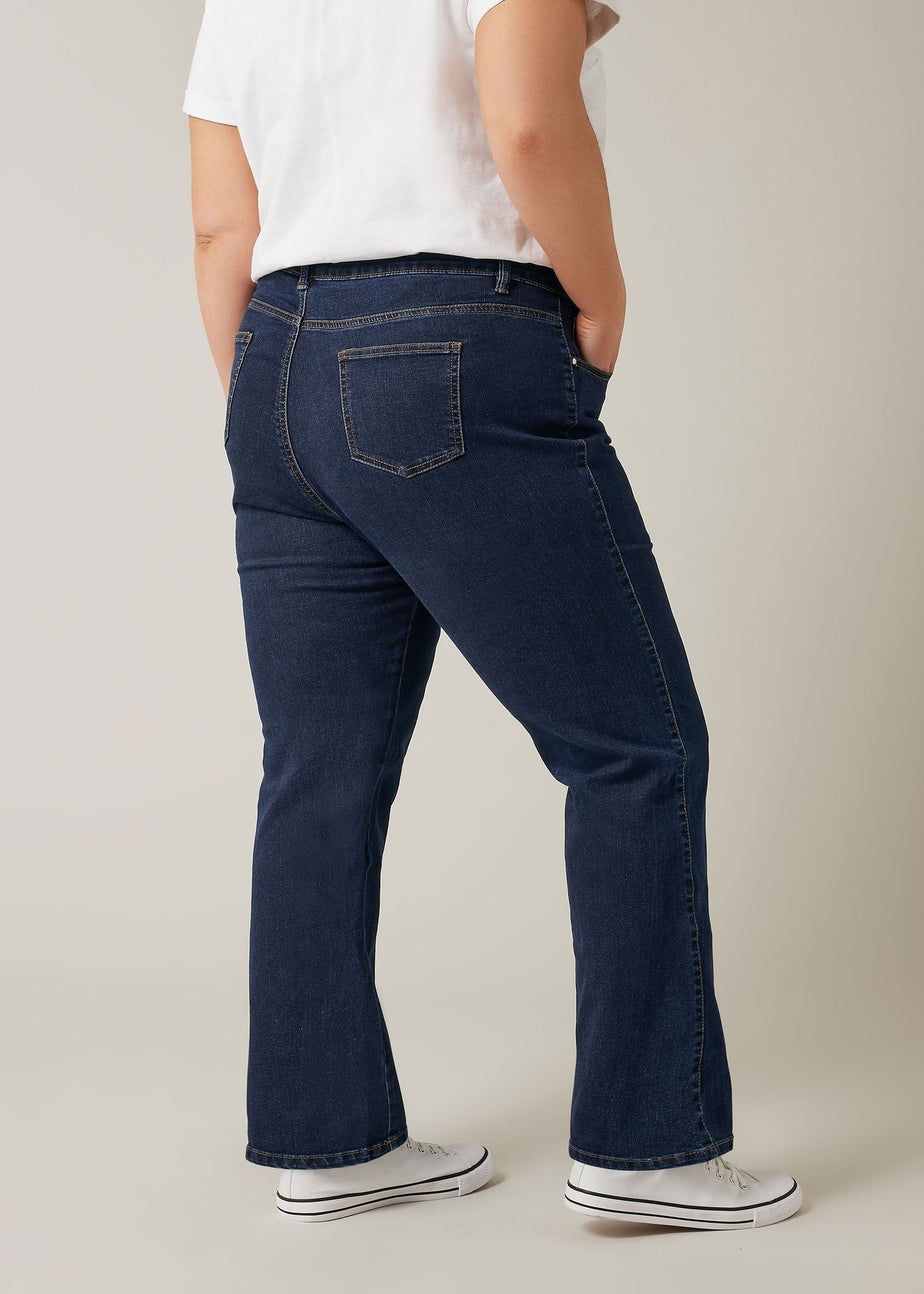 Evans Curve Indigo Blue Straight Leg Jean